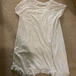 Light grey t shirt dress